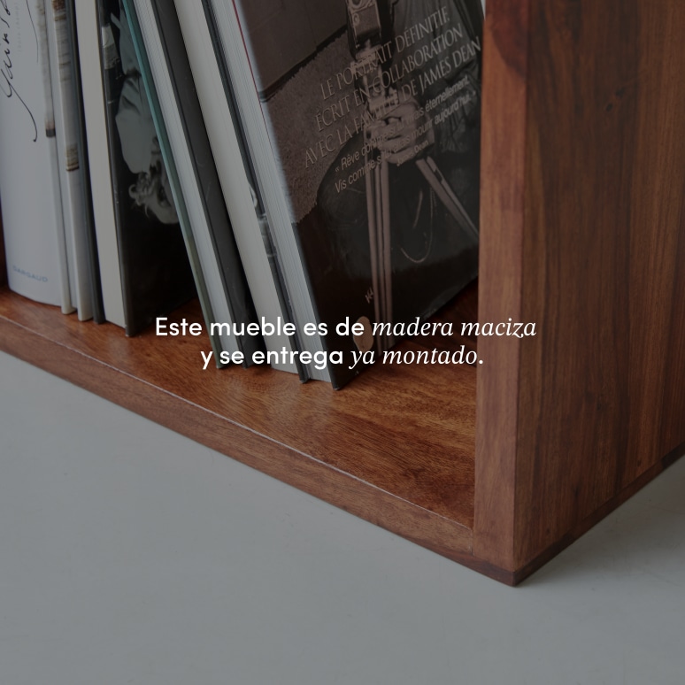 Kwarto - Mesita de noche de palisandro macizo