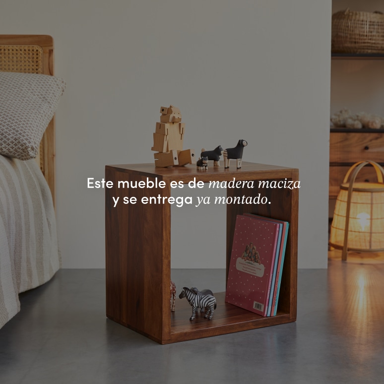 Kwarto - Mesita de noche infantil de palisandro macizo