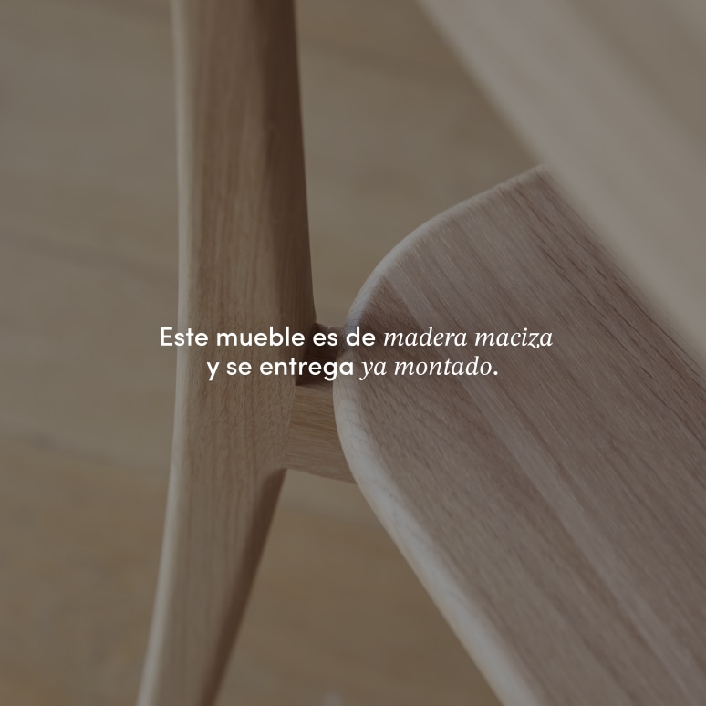 Abel - Silla de roble macizo