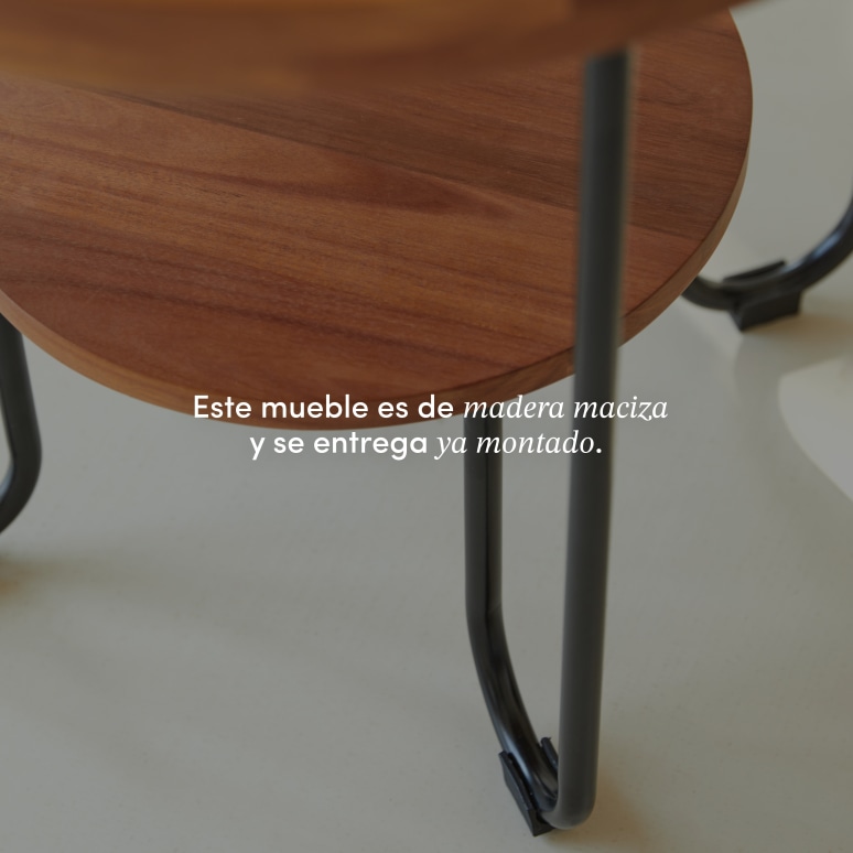 Key Wood - Mesa de centro de acacia maciza