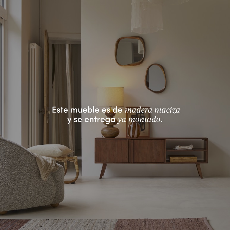 Niels - Mueble para TV de acacia de 150 cm