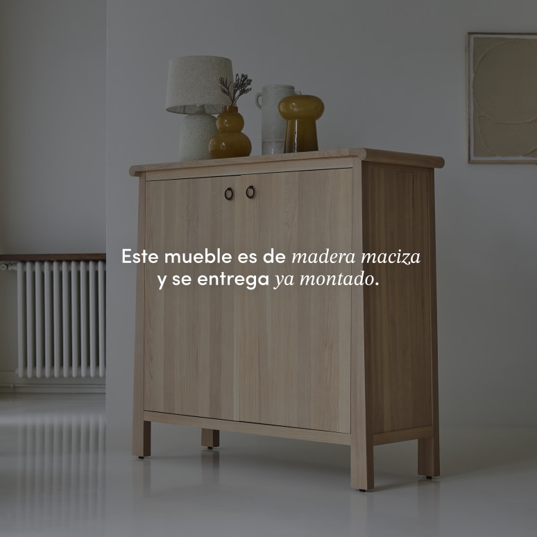 Volute - Consola de roble macizo