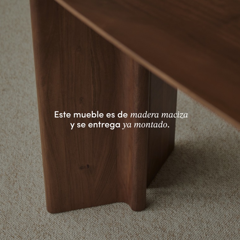 Suzanne - Escritorio de acacia maciza