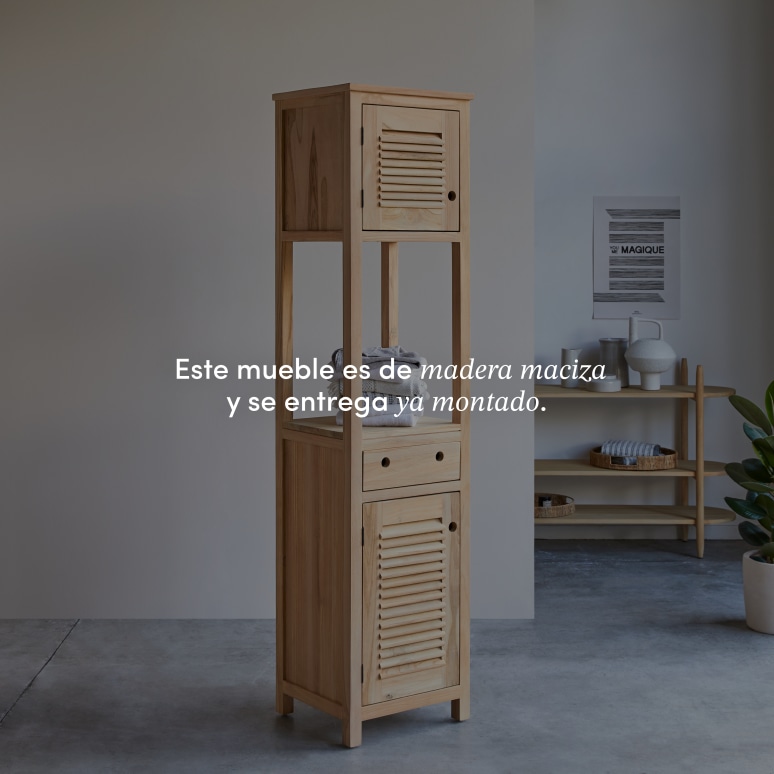 Coline - Columna de teca maciza