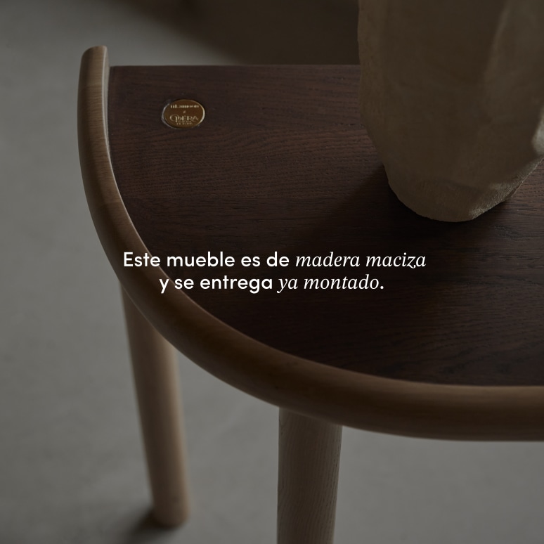 Opéra - Consola de roble macizo