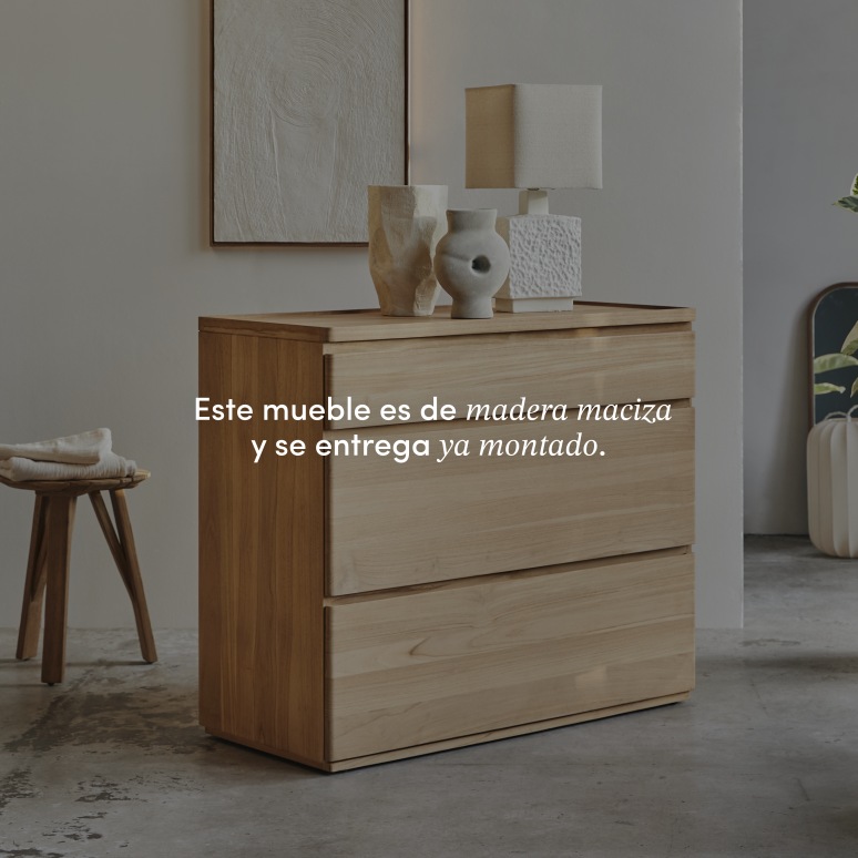 Nino - Cómoda de teca maciza