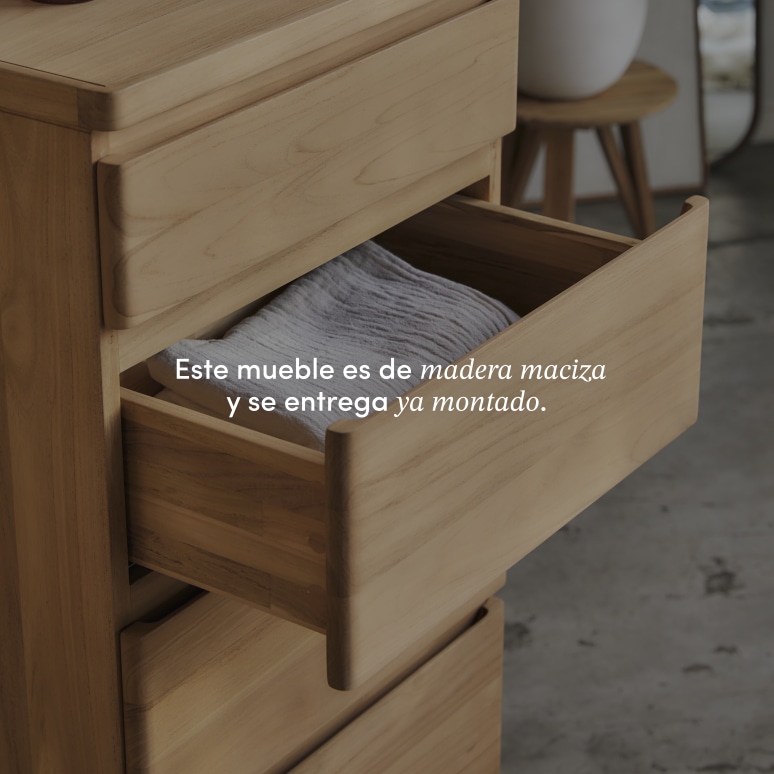 Nino - Chifonier de teca maciza