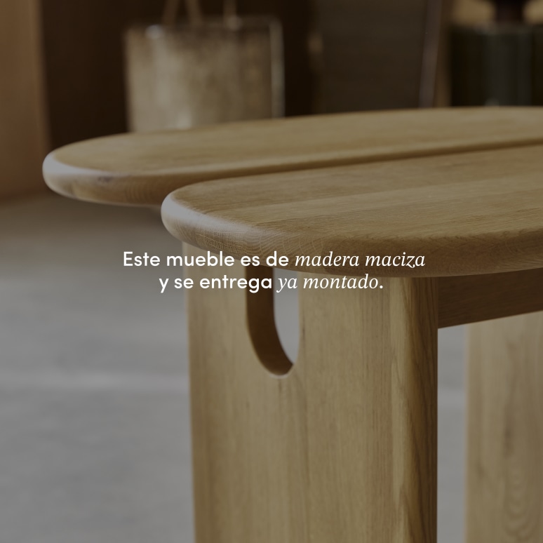 Sophia - Mesa auxiliar Sophia de roble macizo