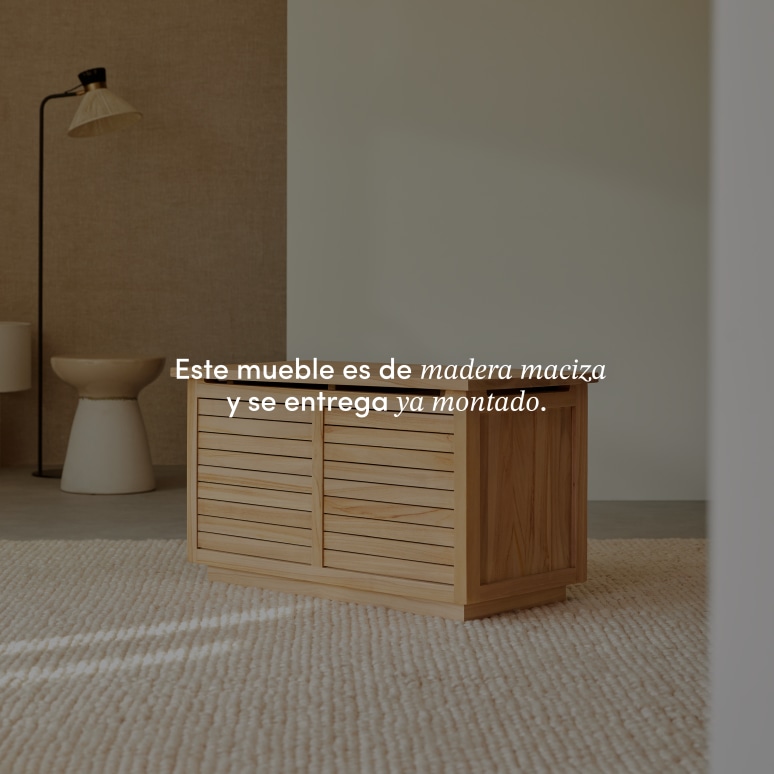 Suzette - Arcón de teca maciza