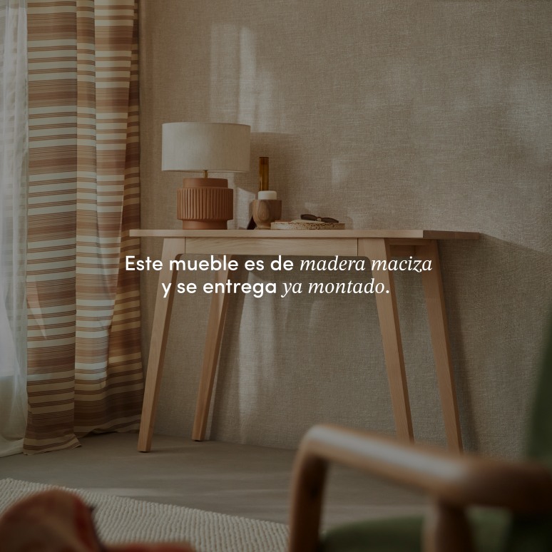 Esmée - Consola de roble macizo