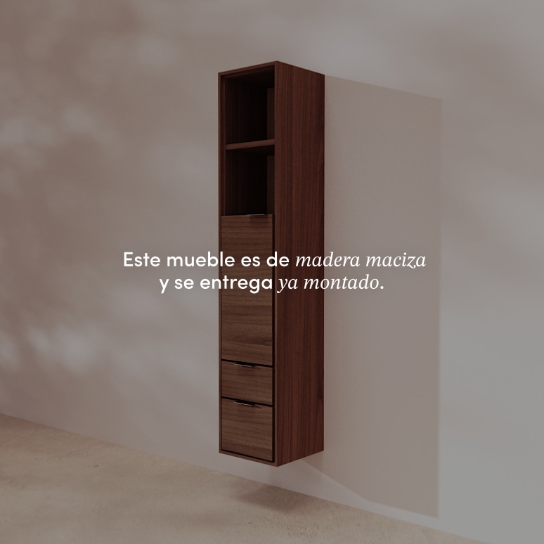 Senson - Columna de nogal macizo