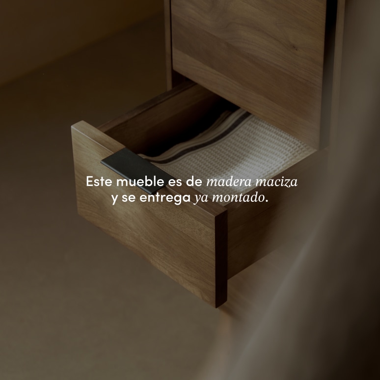 Senson - Columna de nogal macizo