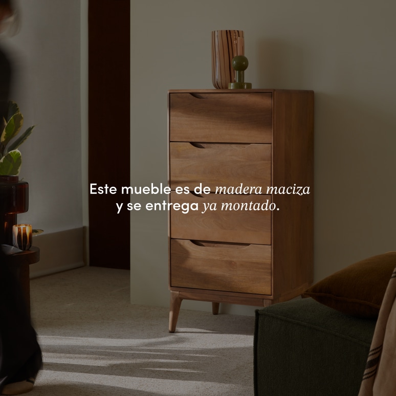 Gabrielle - Gabrielle de madera maciza de mango