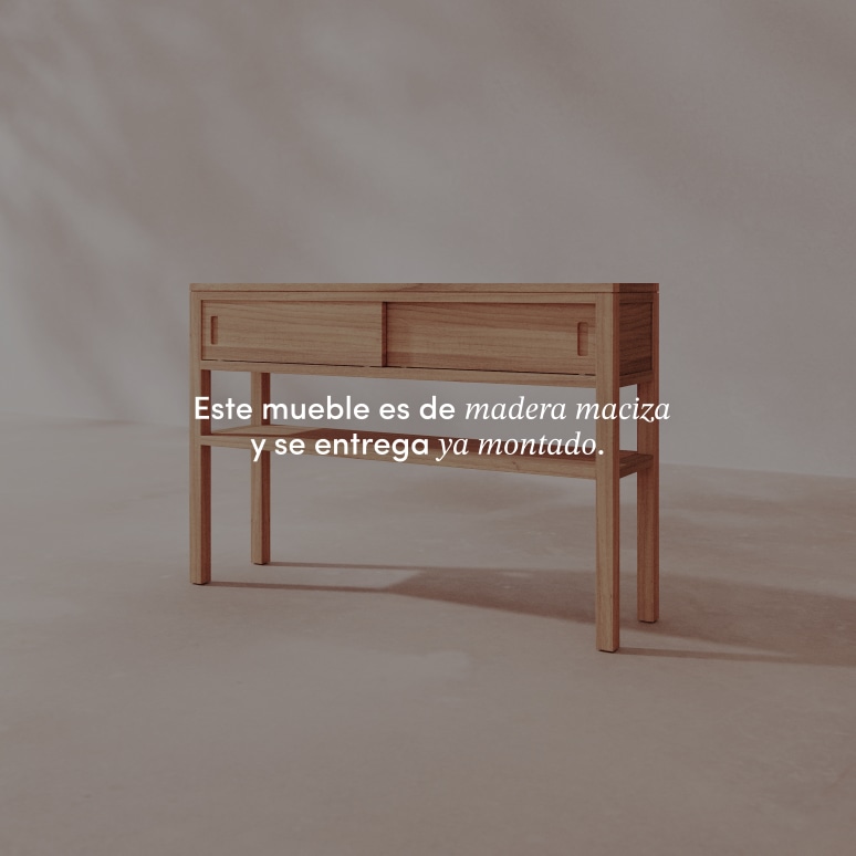 Anton - Consola de teca maciza