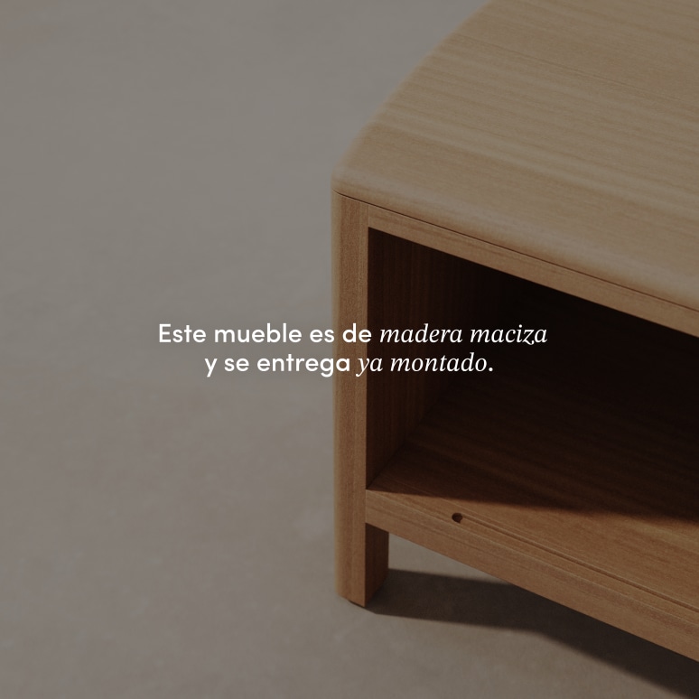 Celestine – Mueble de TV de caoba 130 cm