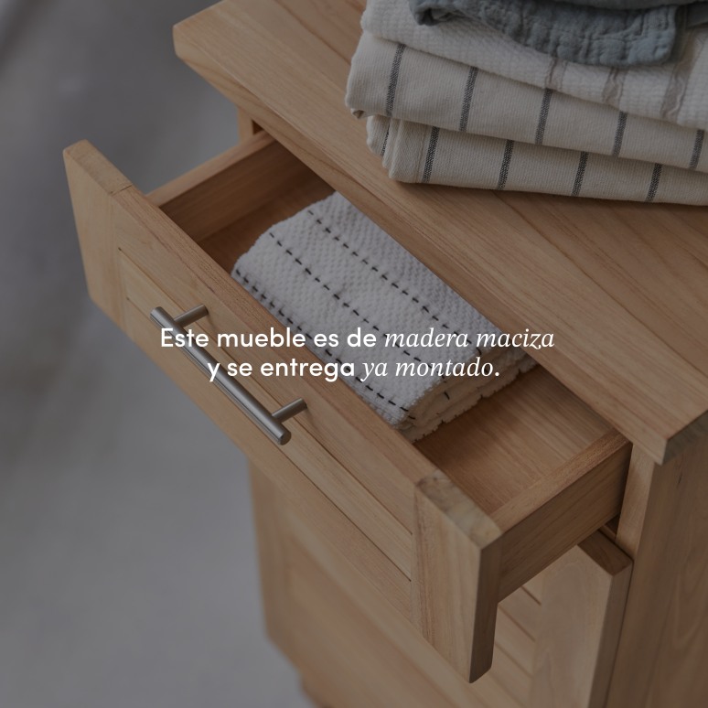 Soho - Conjunto de 2 muebles de teca maciza