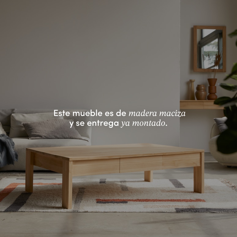 Eden - Mesa de centro de teca maciza