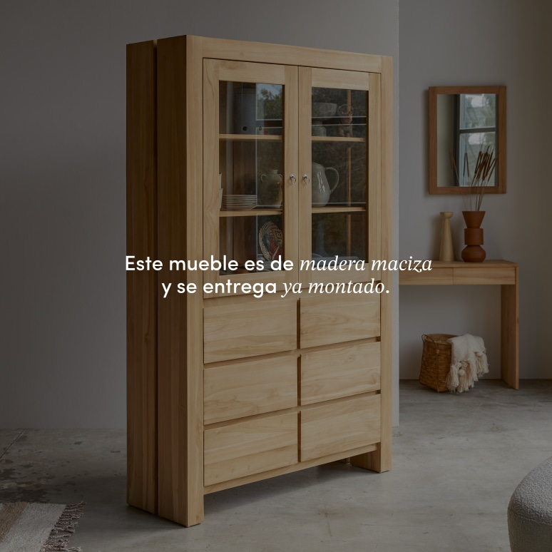 Eden - Vajillero de teca maciza