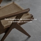 Tribute - Sillón de teca maciza y tejido 