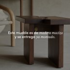 Opéra - Mesa auxiliar de roble macizo