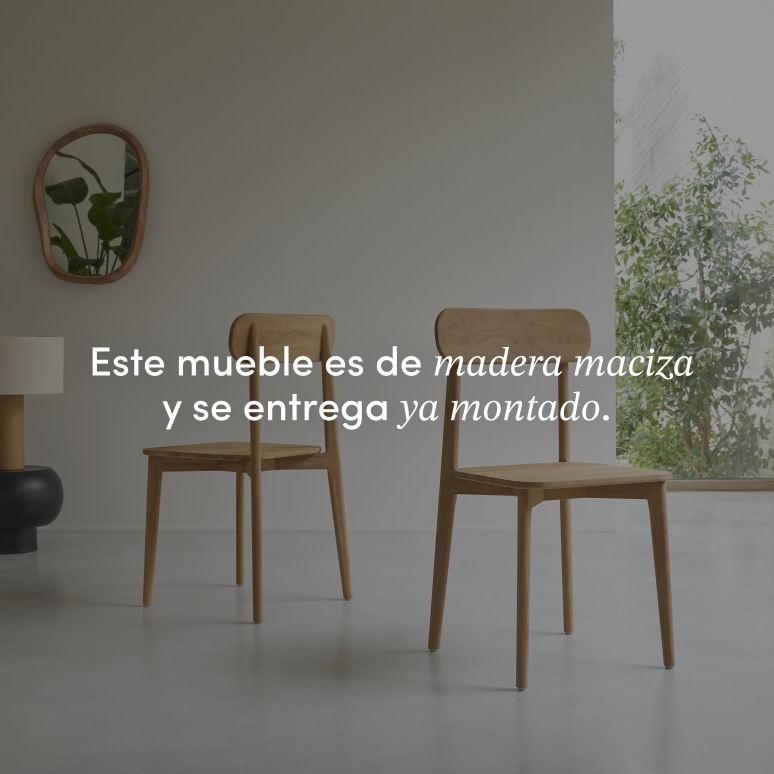 Jonàk - Silla de teca maciza