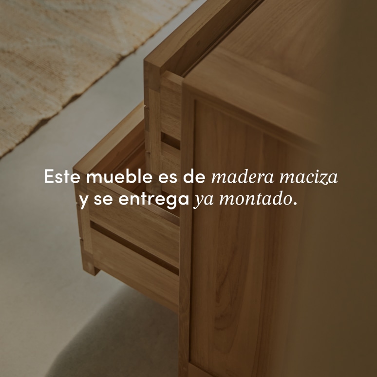 Minimalys - Cómoda infantil de teca maciza