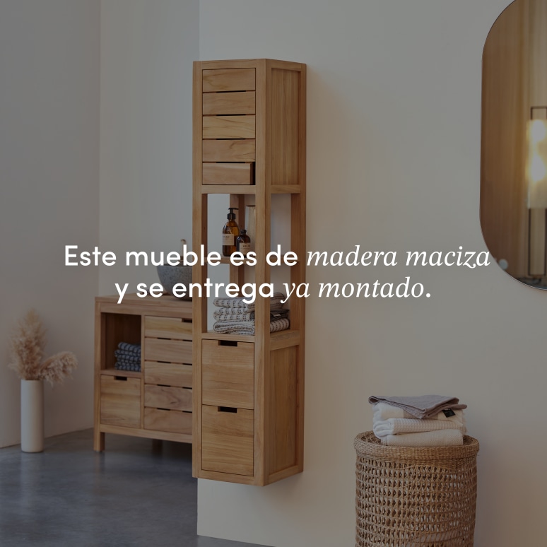 Serena - Columna de teca maciza