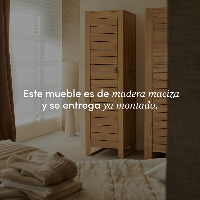 Minimalys - Armario simple de teca maciza