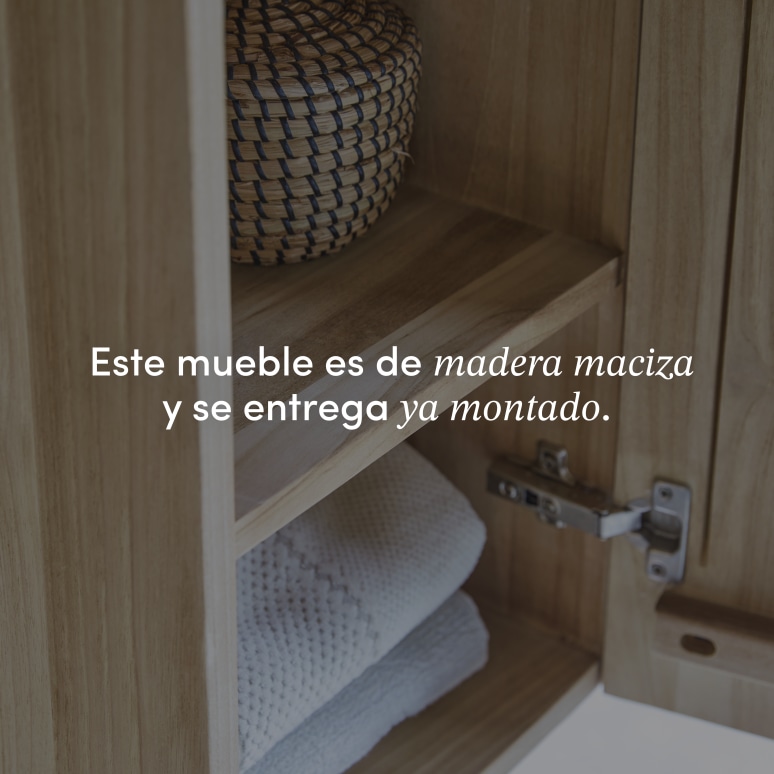 Typo - Columna de teca maciza