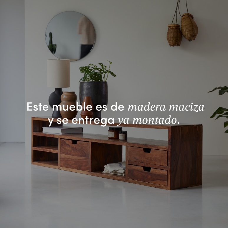 Kwarto - Mueble para TV de palisandro macizo de 170 cm