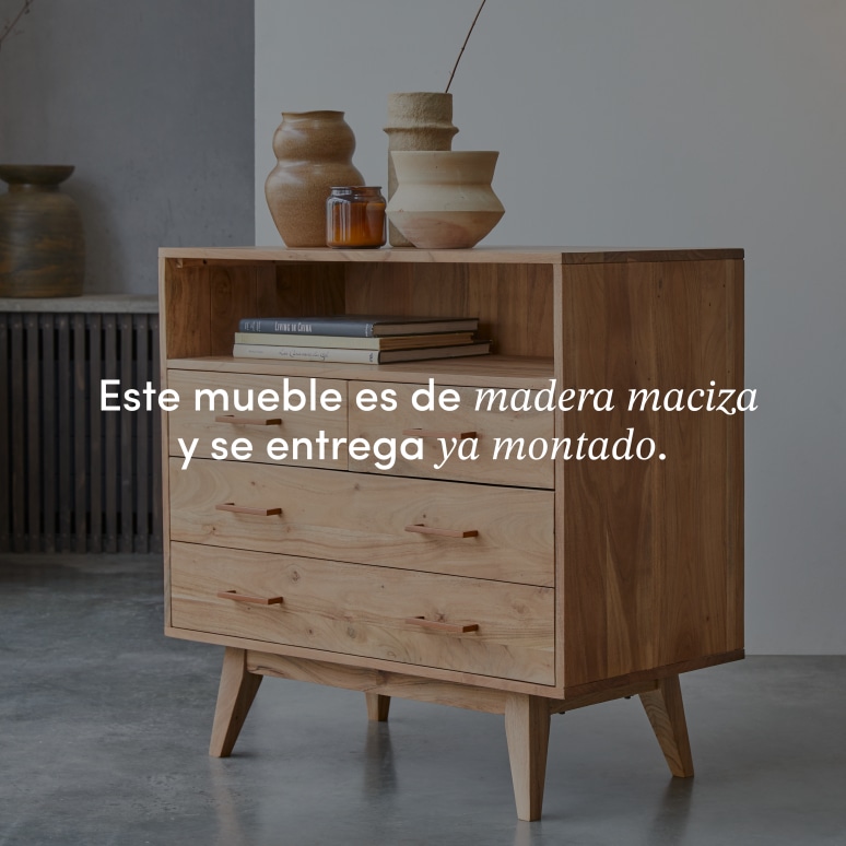 Oslo - Cómoda de acacia maciza