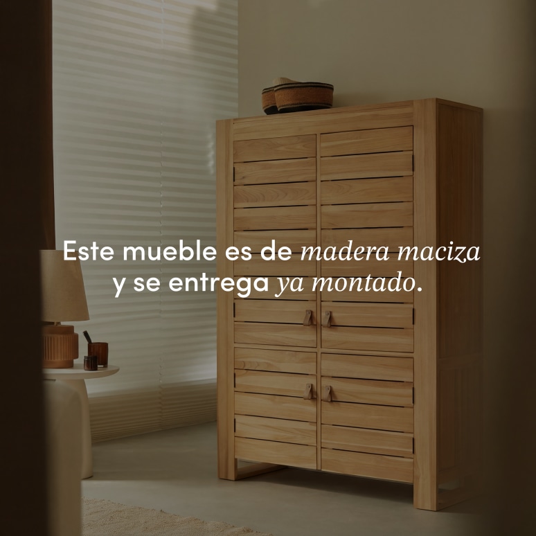 Minimalys - Armario de teca maciza
