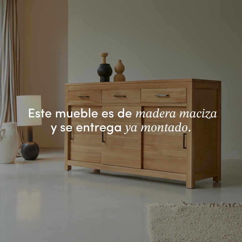 Maë - Aparador de teca de 150 cm