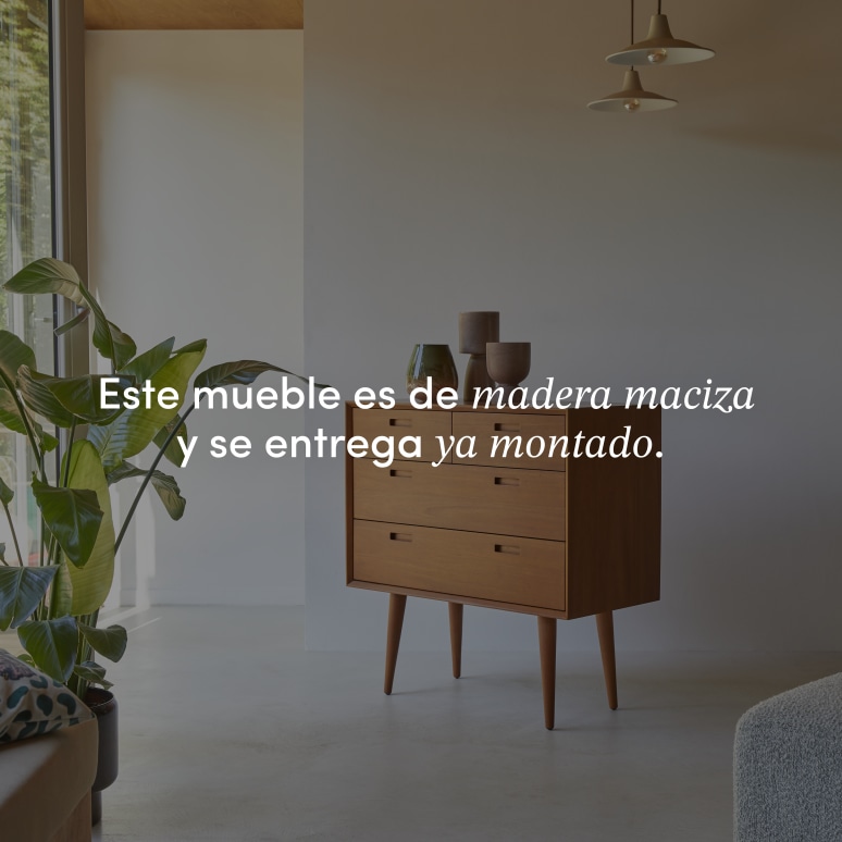 Magda 50's - Cómoda de caoba maciza