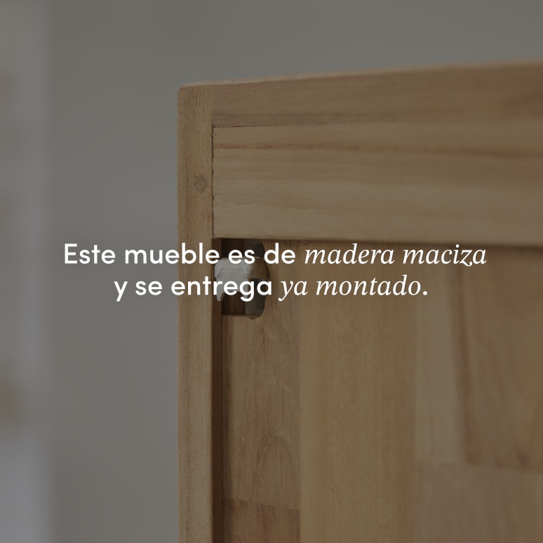 Soho - Mueble alto de teca maciza