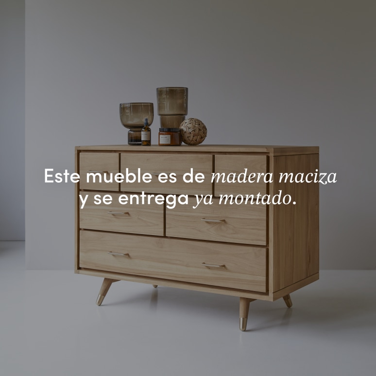 Kort - Cómoda de teca maciza