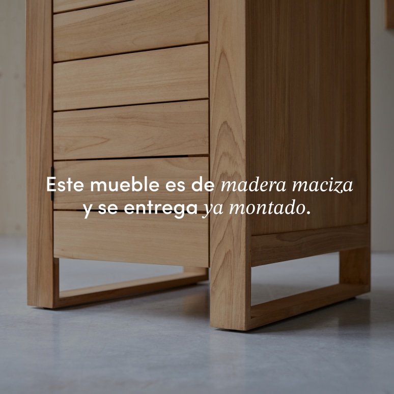 Minimalys - Armario simple de teca maciza