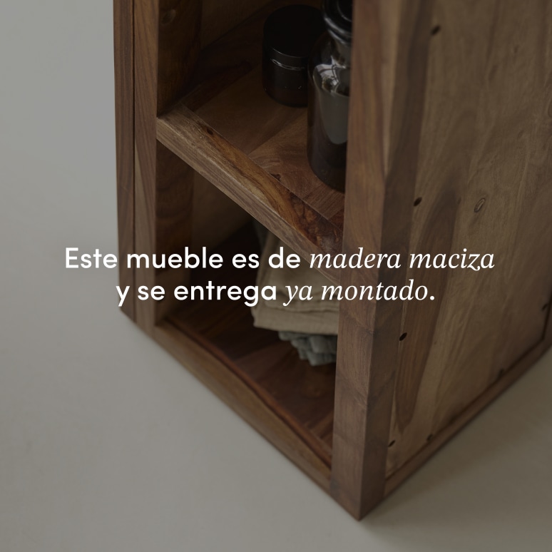 Twig - Columna oblicua de palisandro macizo