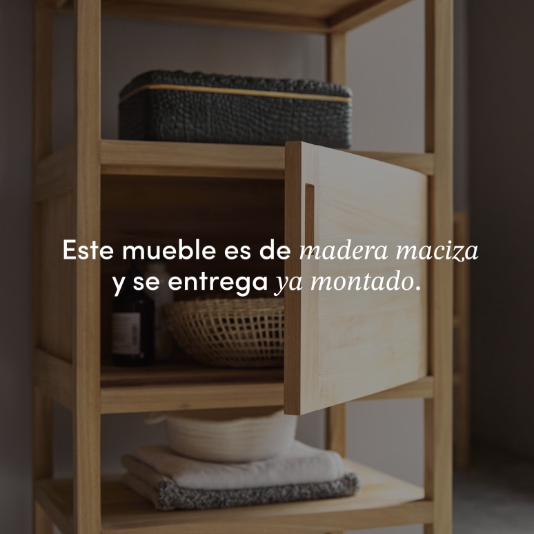 Arty - Columna de teca maciza