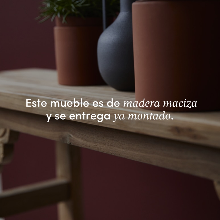 Adonis - Banco de teca maciza reciclada