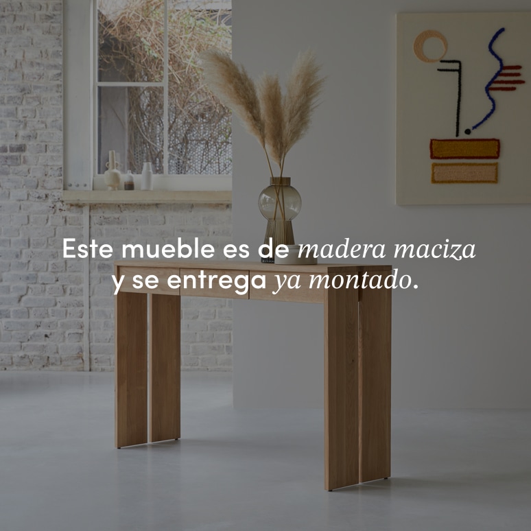 Eden - Consola de roble macizo