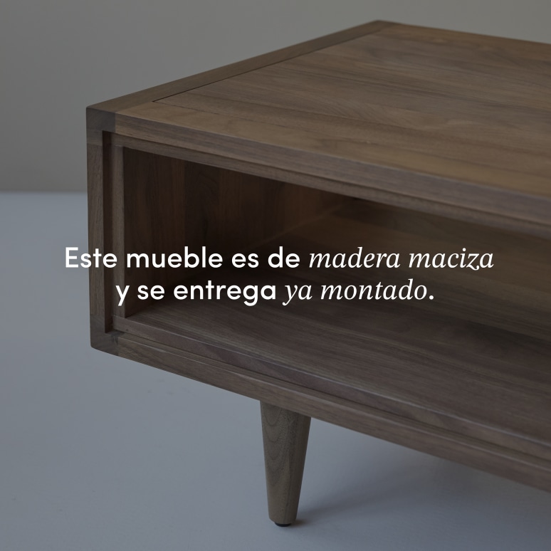 Jonàk - Mesa de centro de nogal macizo