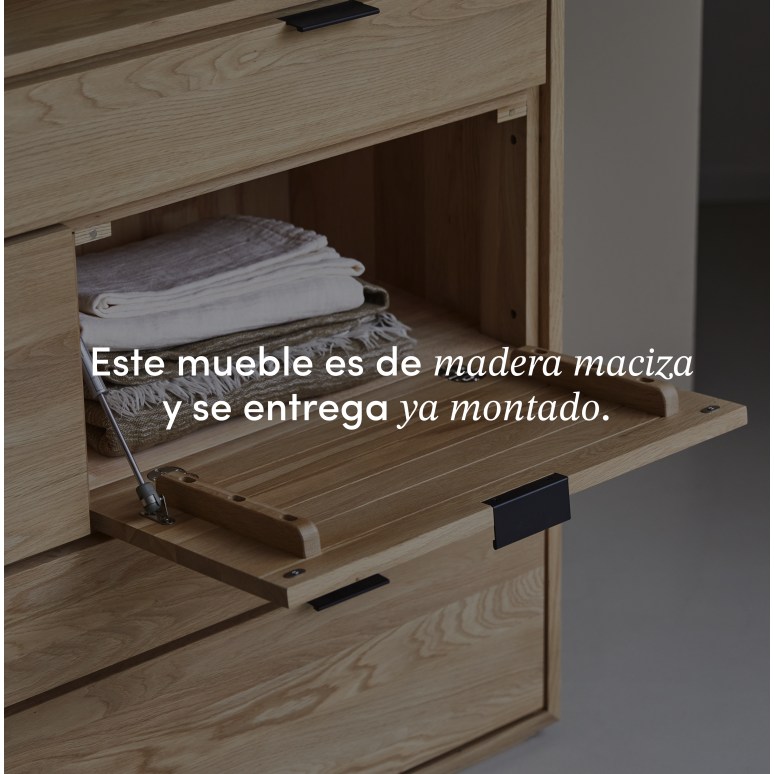 Senson - Cómoda de roble macizo