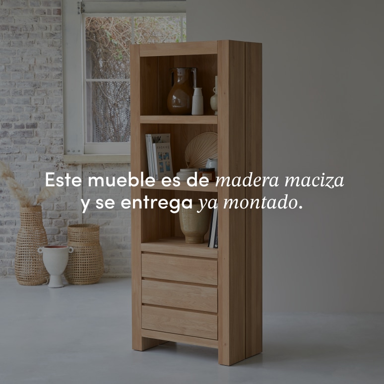 Eden - Biblioteca de roble macizo