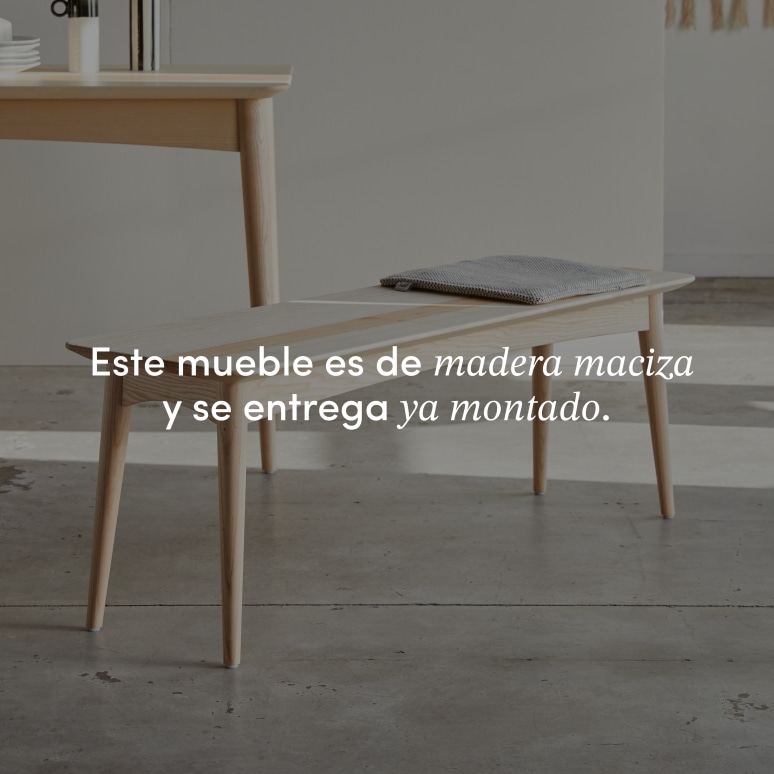 Josef - Banco de fresno olivo macizo francés