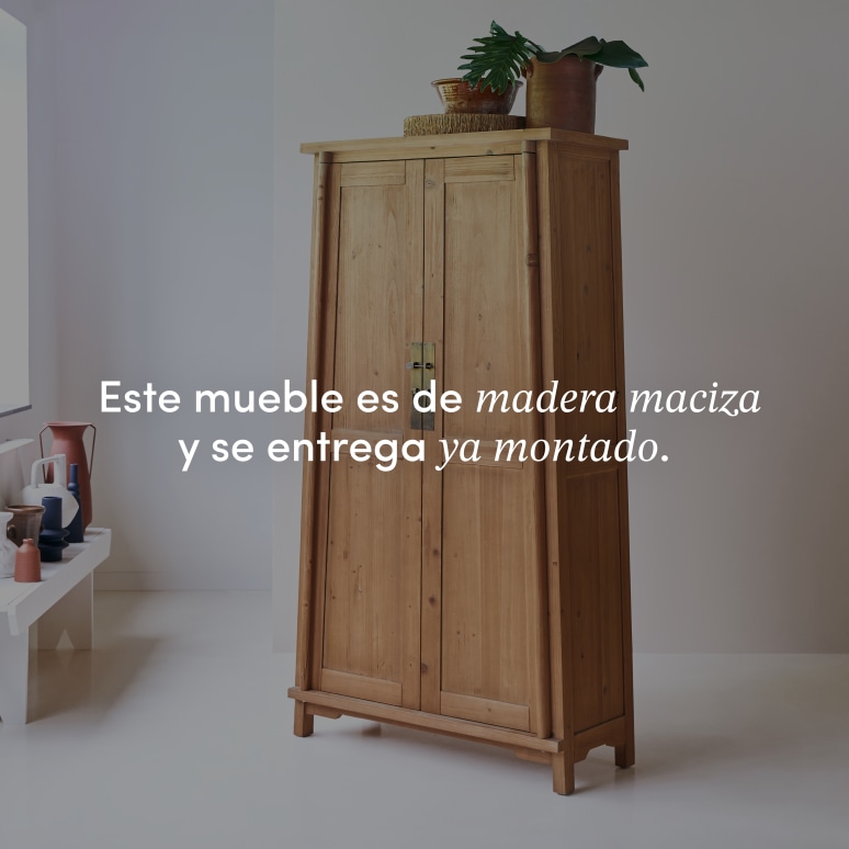 Yuki - Armario de pino macizo reciclado