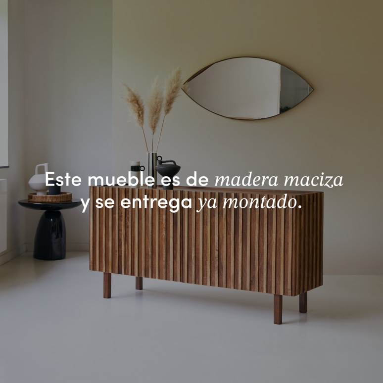 Milo - Aparador de madera maciza de mango