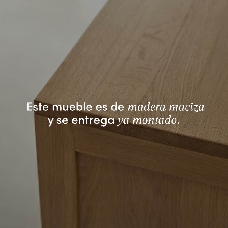 Heidi - Alacena de roble macizo 110 cm