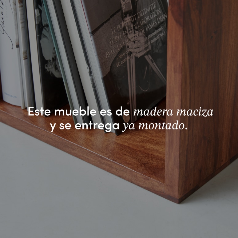 Kwarto - Mesita de noche de palisandro macizo