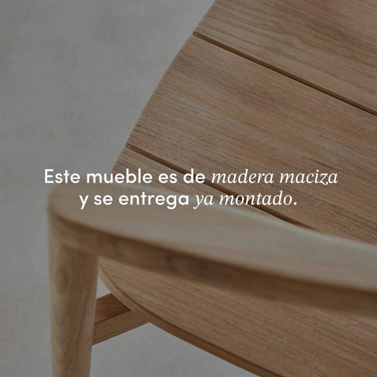 Francia - Silla de teca maciza